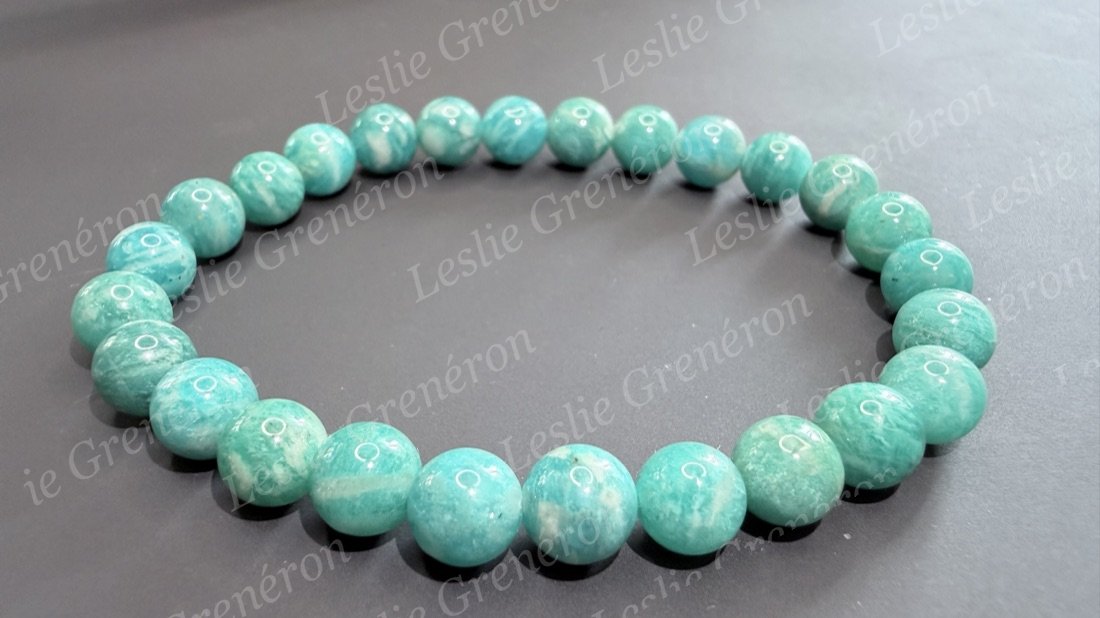 Bracelet Apaisement en pierres naturelles — Amazonite
