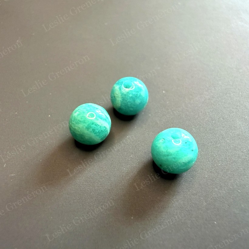 Perles de Amazonite