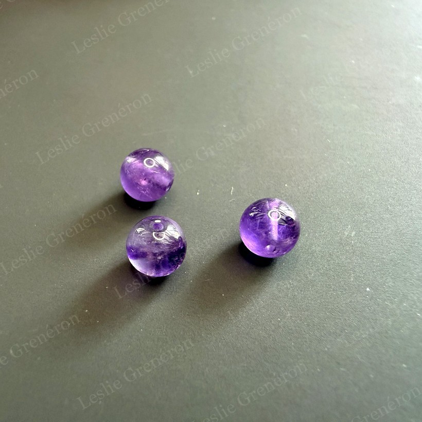 Perles de Améthyste