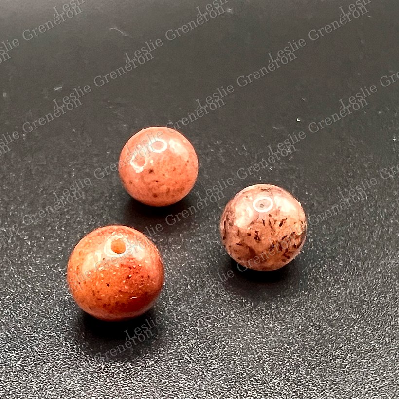 Perles de Aventurine rouge