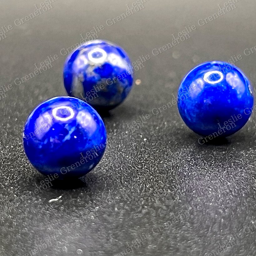 Perles de Lapis-lazuli
