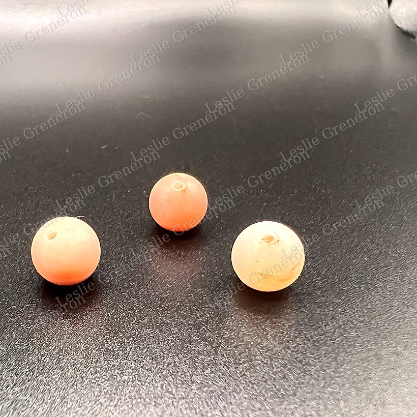 Perles de Opale rose