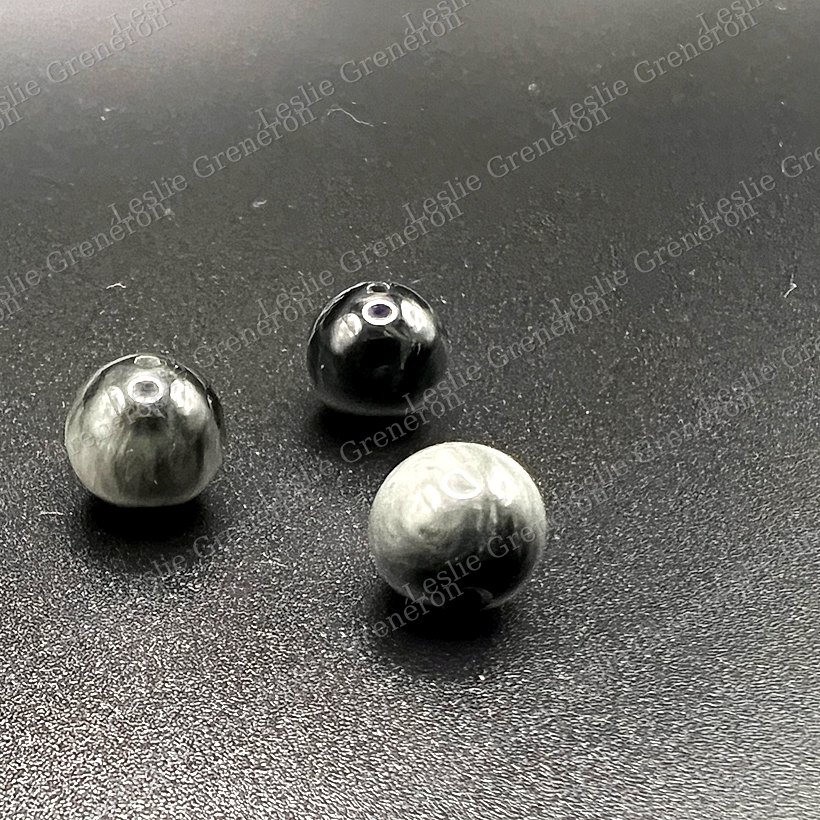 Perles de Tourmaline oeil de chat